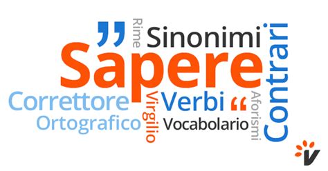 virgilio sapere sinonimi